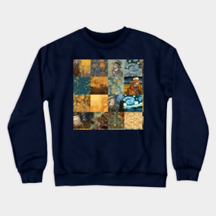 Van Gogh Paintings Mashup Crewneck Sweatshirt